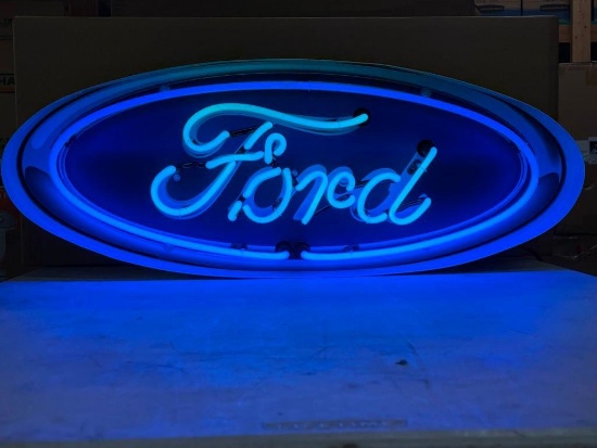 FORD OVAL NEON CAN SIGN