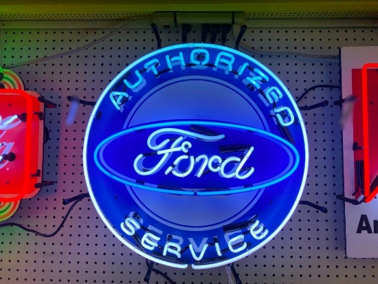 FORD ATHORIZED SERVICE NEON SIGN