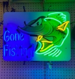GONE FISHING NEON SIGN