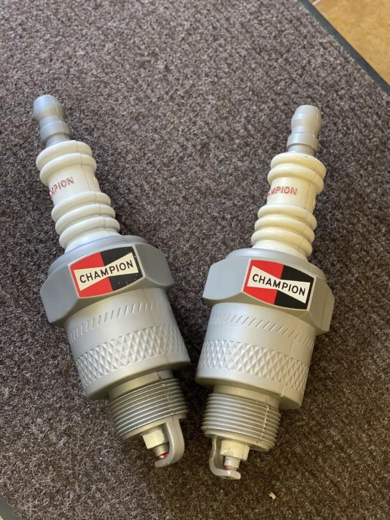 ac spark plug delco champion ラジオ　看板 Amazon.com: (Pack of 4) Genuine OEM Champion Spark Plugs for