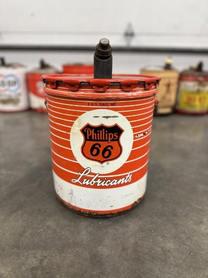 PHILLIPS 66 LUBRICANTS 5 GALLON OIL CAN