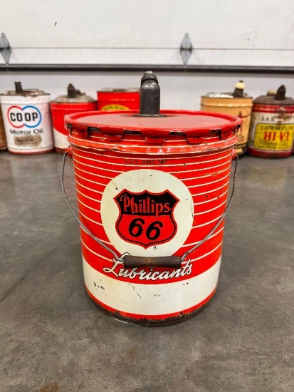 PHILLIPS 66 LUBRICANTS 5 GALLON OIL CAN