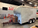1988 WELLS CARGO VAN TRAILER/ROOF HEAT/AC