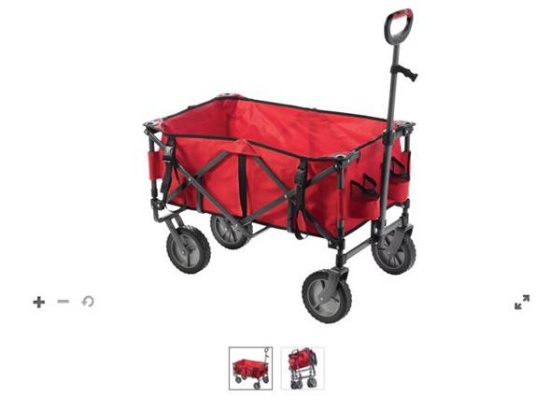 Collapsible Red Wagon