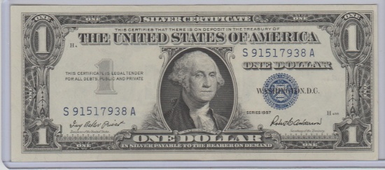 1957 UNC. U.S. $1.00 SILVER CERTIFICATE