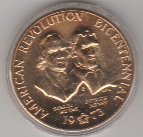 1973 U.S. GOLD PLATE BICENTENNIAL MEDAL