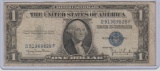 1935D NO MOTTO $1.00 SILVER CERTIFICATE