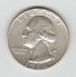 1964D SILVER WASHINGTON QUARTER