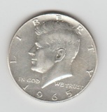 1965 SILVER KENNEDY HALF DOLLAR