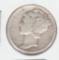 1937P SILVER MERCURY DIME