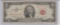 1963 U.S. $2.00 RED SEAL UNITED STATES NOTE