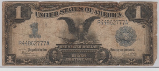 1899 U.S. $1.00 BLACK EAGLE SILVER CERTIFICATE