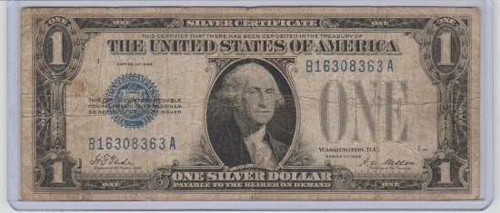 1928 U.S. $1.OO FUNNY BACK SILVER CERTIFICATE