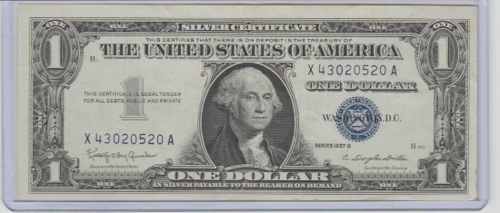 1957B UNC. U.S. $1.00 SILVER CERTIFICATE