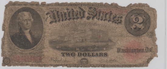 1917 U.S. $2.00 LEGAL TENDER NOTE