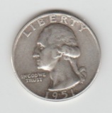 1951D SILVER WASHINGTON QUARTER