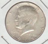 1965 UNC. SILVER KENNEDY HALF DOLLAR