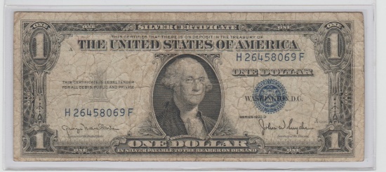 1935D U.S. $1.00 NO MOTTO SILVER CERTIFICATE