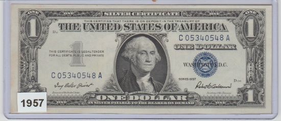 1957 UNC. U.S. $1.00 SILVER CERTIFICATE