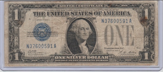 1928A U.S. $1.00 FUNNY BACK SILVER CERTIFICATE