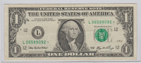 2006 U.S. $1.00 STAR FEDERAL RESERVE NOTE