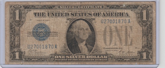 1928A U.S. $1.00 FUNNY BACK SILVER CERTIFICATE