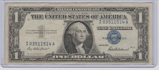 1957 U.S. $1.00 SILVER CERTIFICATE