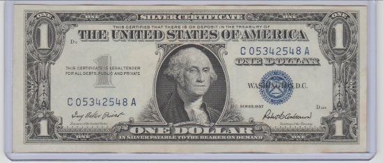 1957 UNC. U.S. $1.00 FEDERAL RESERVE NOTE