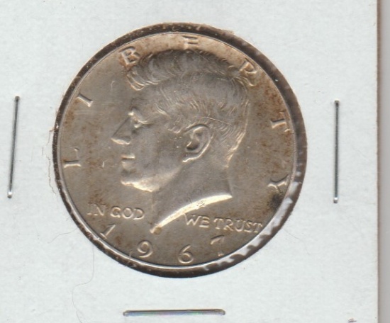 1967 SILVER KENNEDY HALF DOLLAR