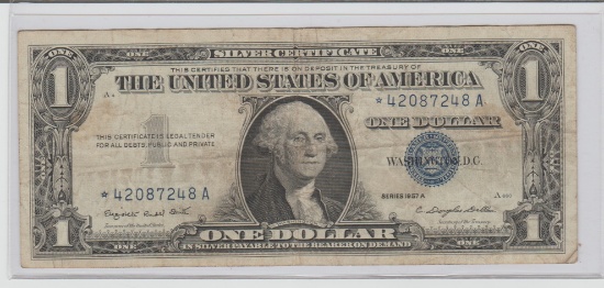 1957A U.S. $1.00 STAR SILVER CERTIFICATE