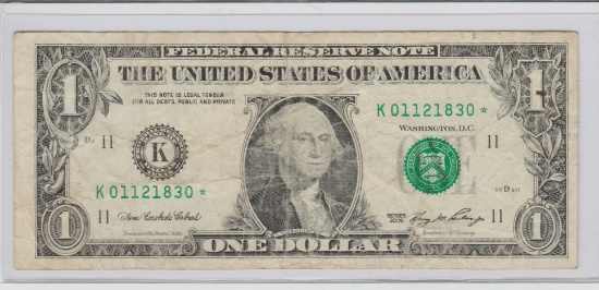 2006 U.S. $1.00STAR FEDERAL RESERVE NOTE