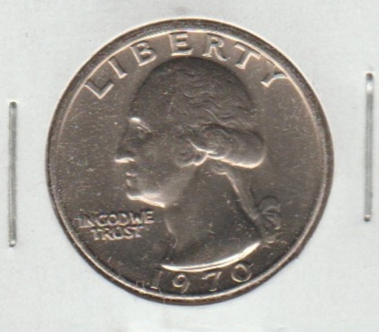 1970P UNC. WASHINGTON QUARTER