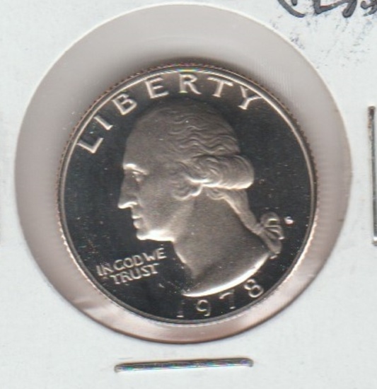 1978S PROOF WASHINGTON QUARTER