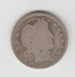 1894P SILVER BARBER QUARTER