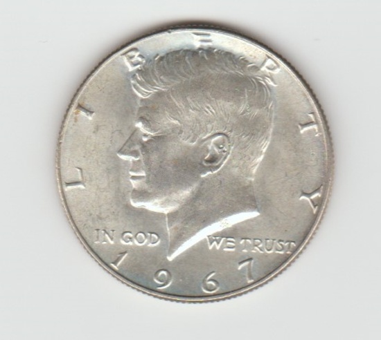 1967 SILVER KENNEDY HALF DOLLAR