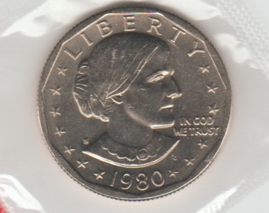 1980 S UNC.  SBA DOLLAR