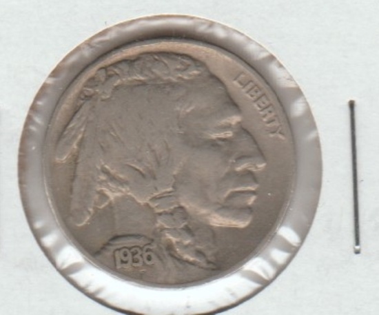 1936S BUFFALO NICKEL