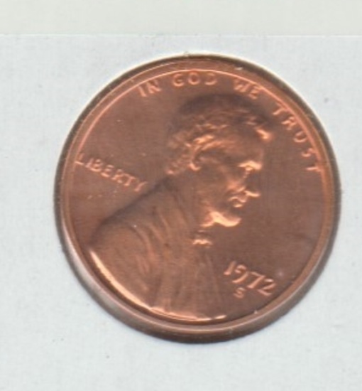 1972S PROOF LINCOLN CENT