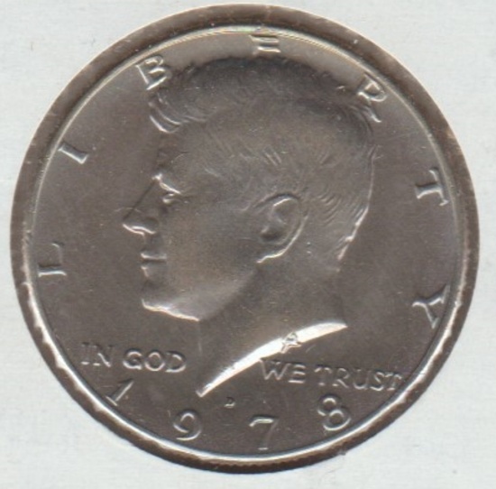 1978D UNC. KENNEDY HALF DOLLAR