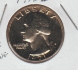 1971 S TYPE 2 PROOF WASHINGTON QUARTER