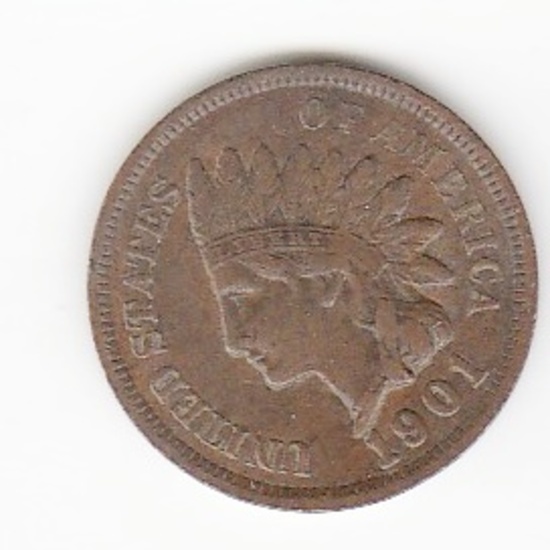 1901 INDIAN HEAD CENT