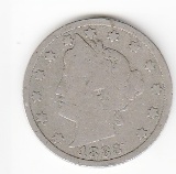 1883 WITH CENTS LIBERTY V NICKEL