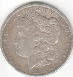 1891 P MORGAN SILVER DOLLAR