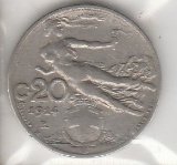 1914 P ITALY c.20 COIN