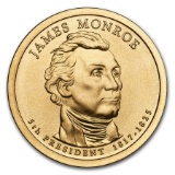 2008 D UNC. JAMES  MONROE PRESIDENTIAL DOLLAR