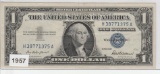 1957 $1.00 SILVER CERTIFICATE