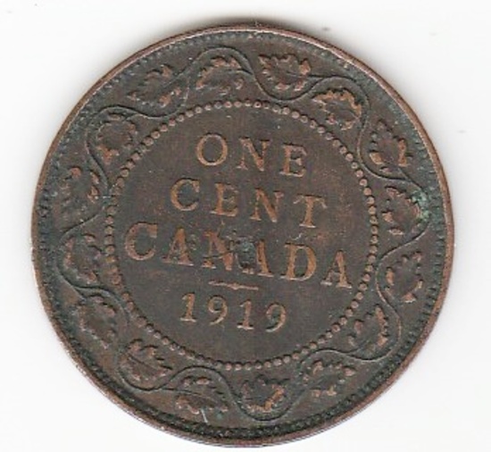 1919 CANADA ONE CENT