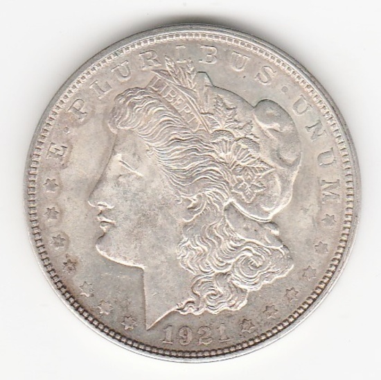 1921 P MORGAN SILVER DOLLAR