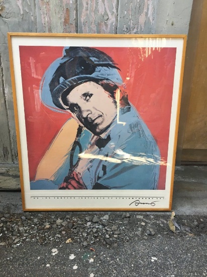 Signed Andy Warhol Poster