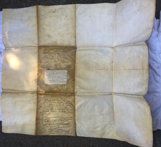 16th century Spanish document Parchment Paper